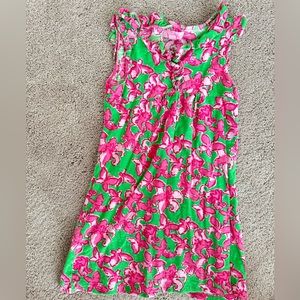 Lilly Pulitzer cotton dress, kids size 6-7. Good used condition